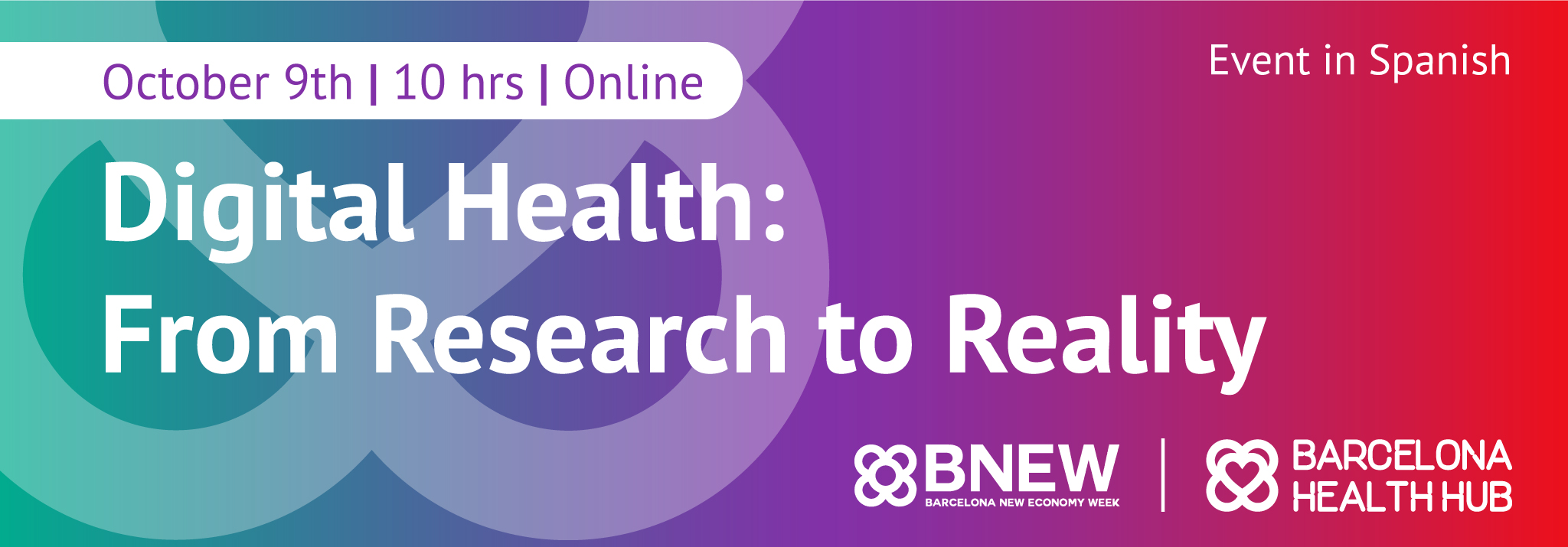 Join the BNEW panel on 'Digital Health: From Research to Reality'