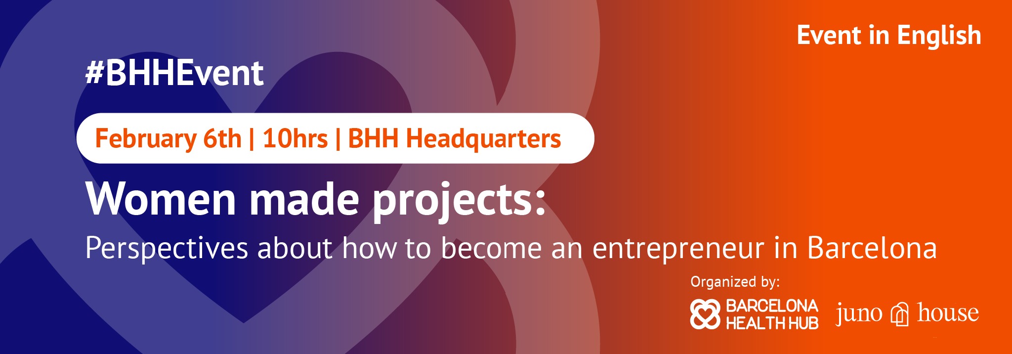 #BHHEvent: Women made projects – perspectives on becoming an entrepreneur in Barcelona