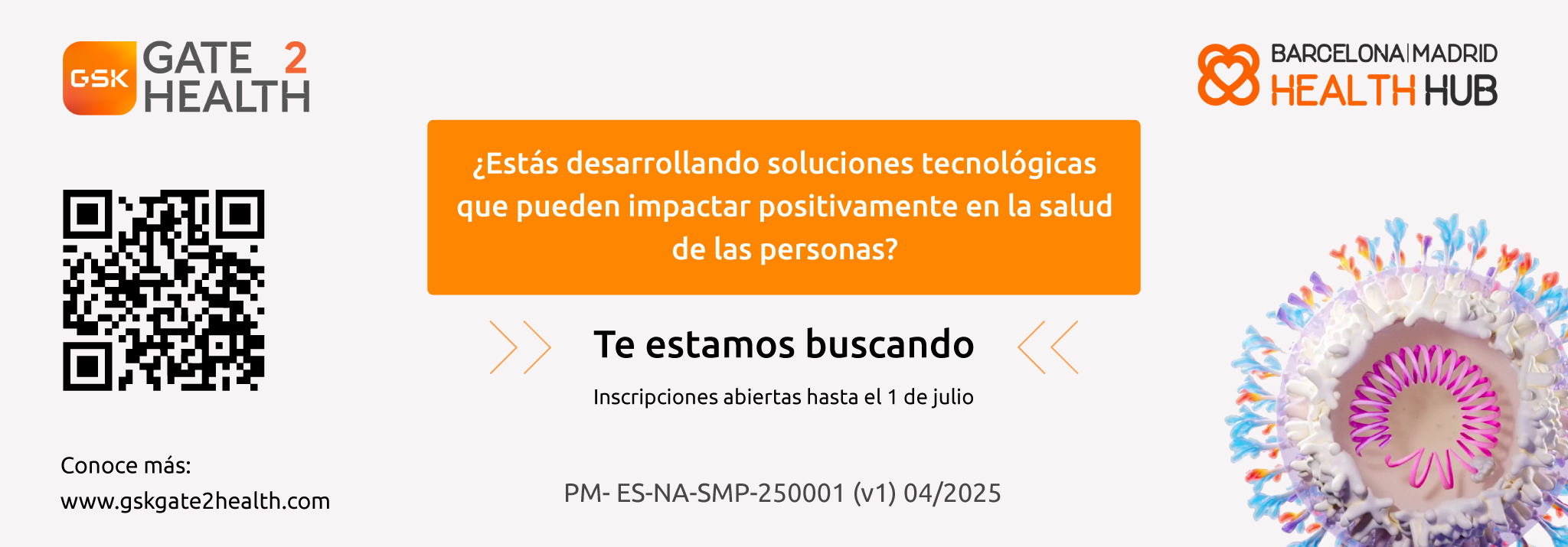 Join the GSK  Gate2Health Open Innovation Challenge!