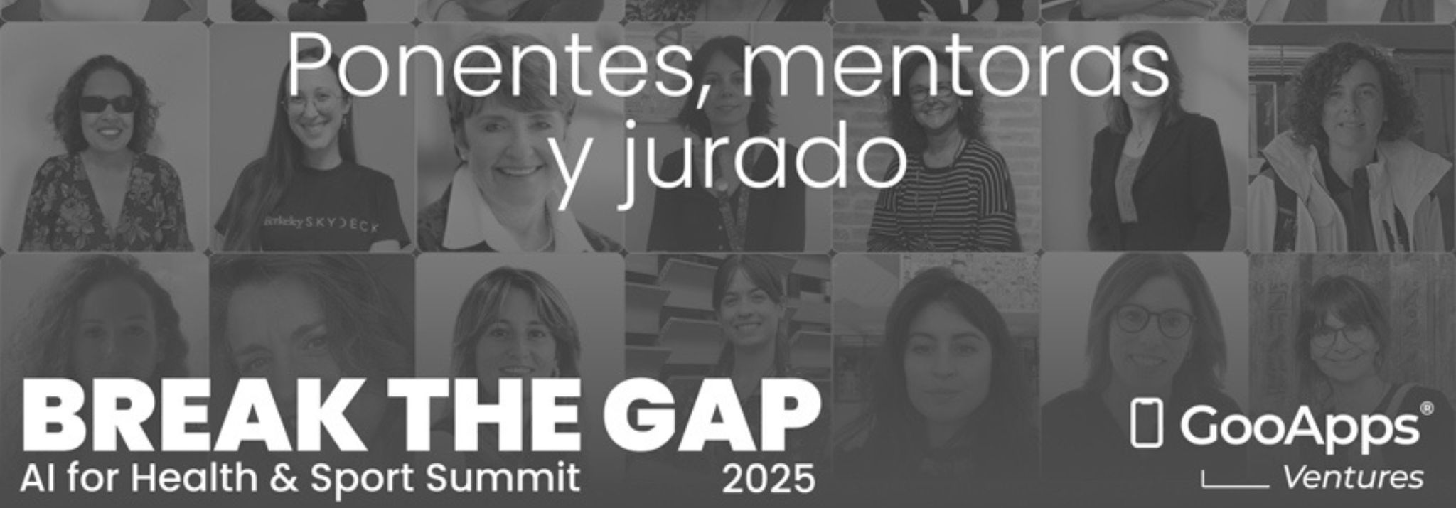 Break the Gap: the speakers, mentors and jury + Finalist projects