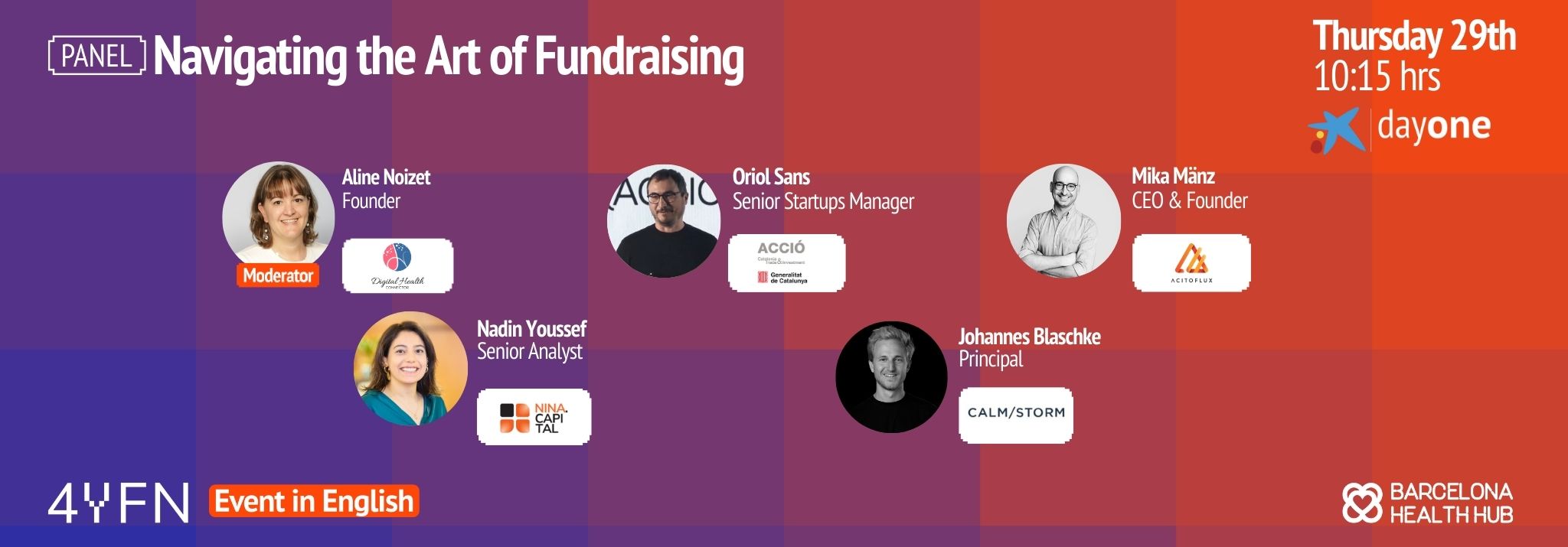 4YFN - Panel: Navigating the Art of Fundraising