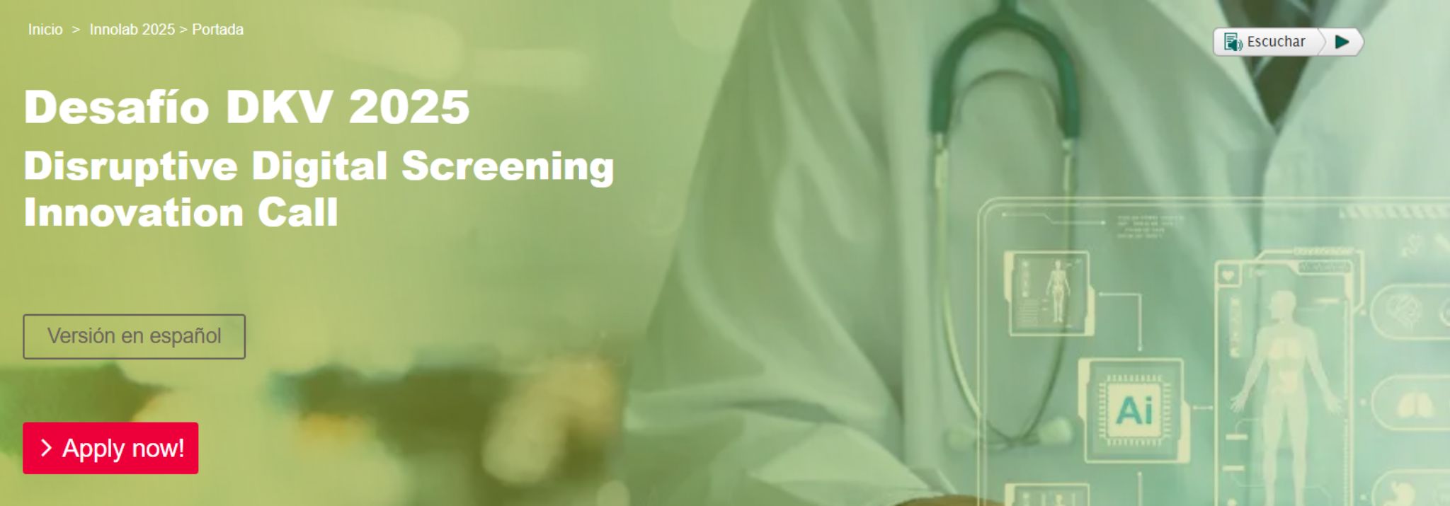 Desafío DKV 2025 in Disruptive Digital Screening