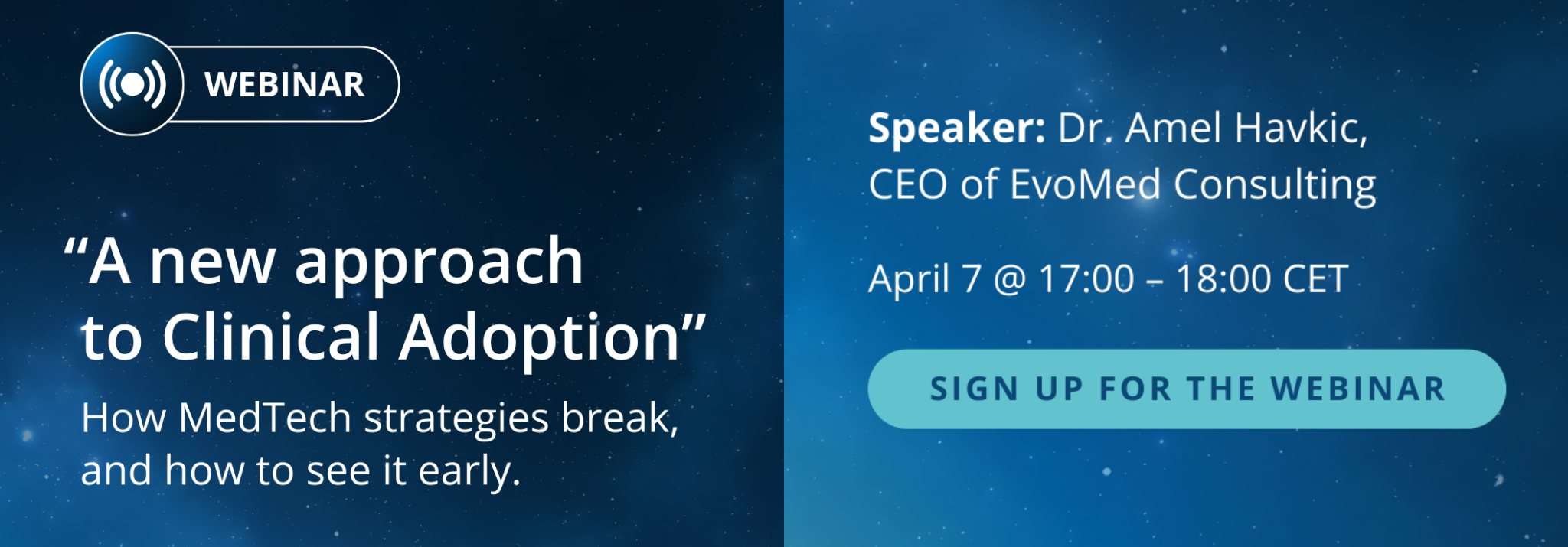 Upcoming Webinar – EvoMed Consulting