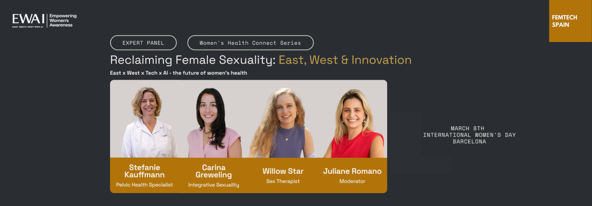 This International Women’s Day, we are creating space for a conversation that’s long overdue
