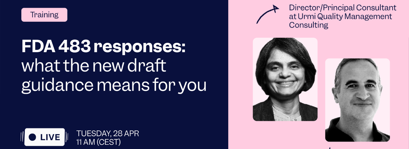 Scilife Training |  FDA 483 responses: what the new draft guidance means for you