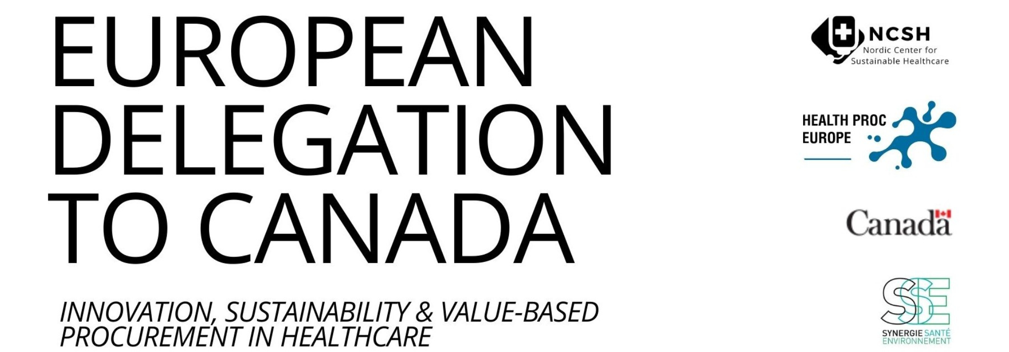 Join Health Proc Europe in Montréal: European Delegation to Canada 2026 