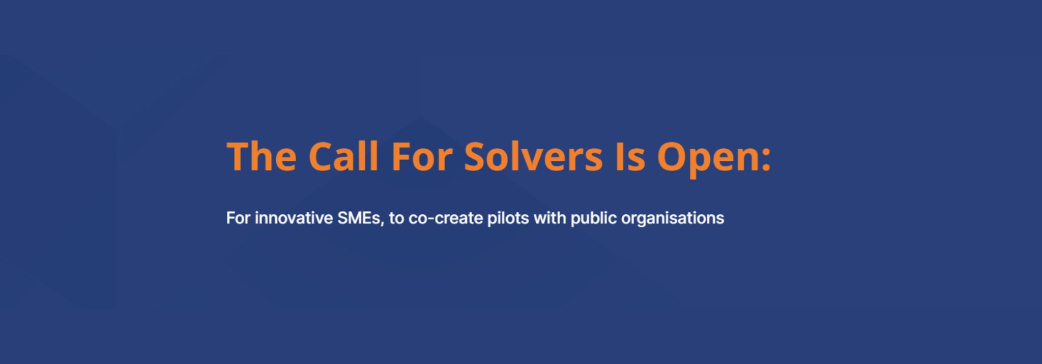 Sign up for InnoBuyer's Open Call for Solvers