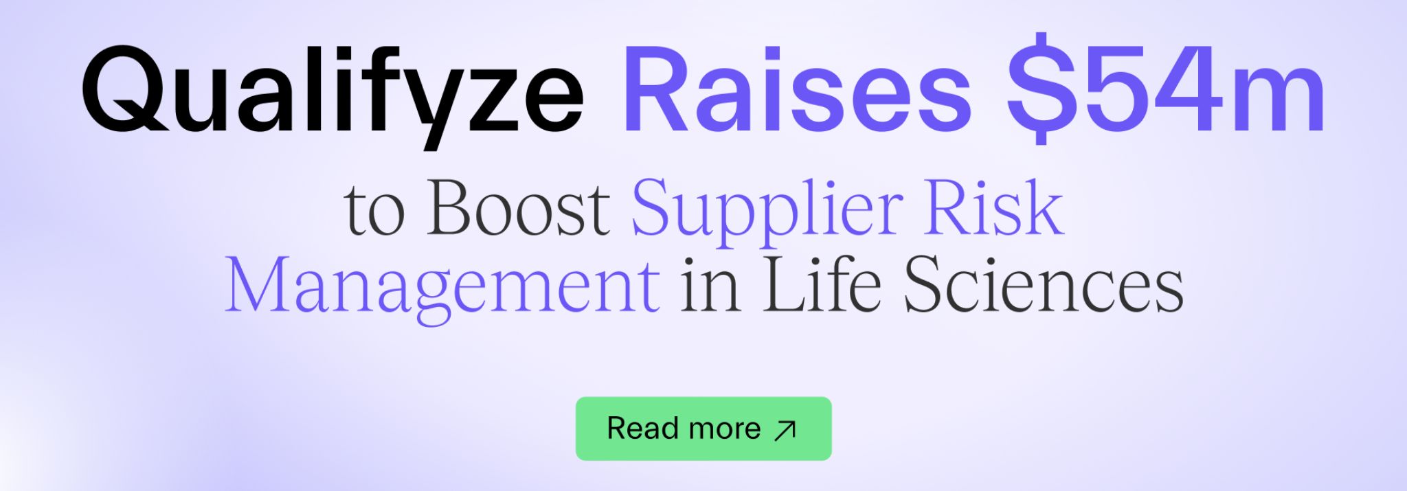 Qualifyze Raises $54m to Boost Supplier Risk Management in Life Sciences