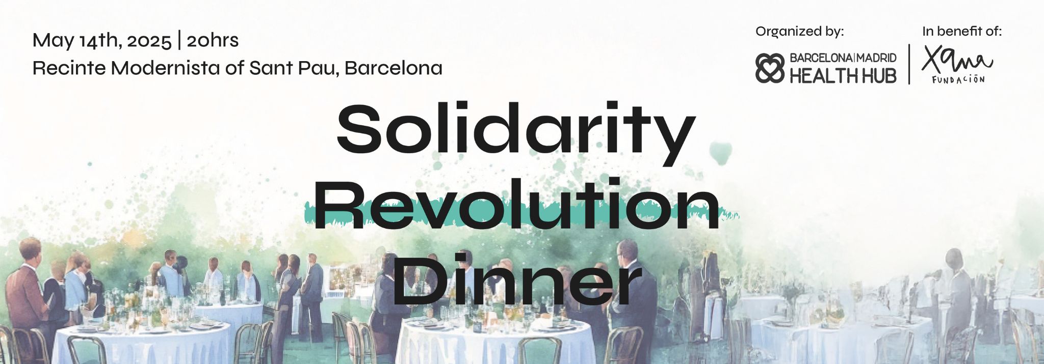 Don't miss the exclusive Solidarity Revolution Dinner with Fundación Xana