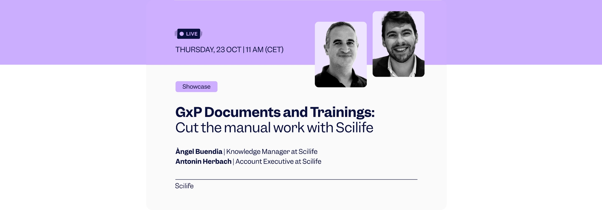 Scilife Showcase | GxP Documents and Trainings: Cut the manual work with Scilife