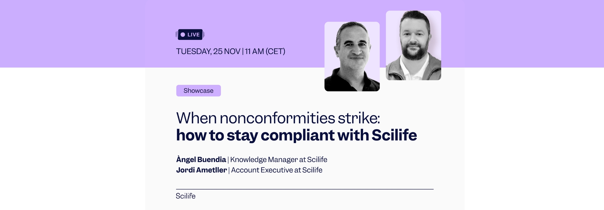 Scilife Showcase | When nonconformities strike: how to stay compliant with Scilife