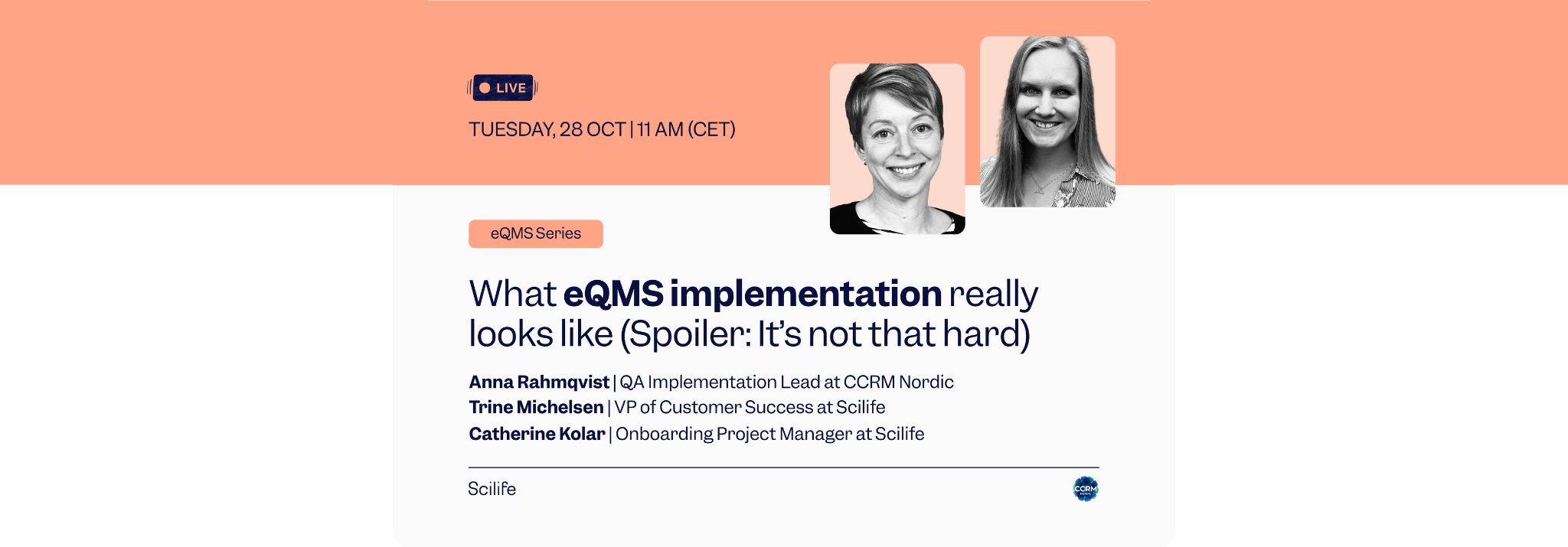 Scilife eQMS Series | What eQMS implementation really looks like
