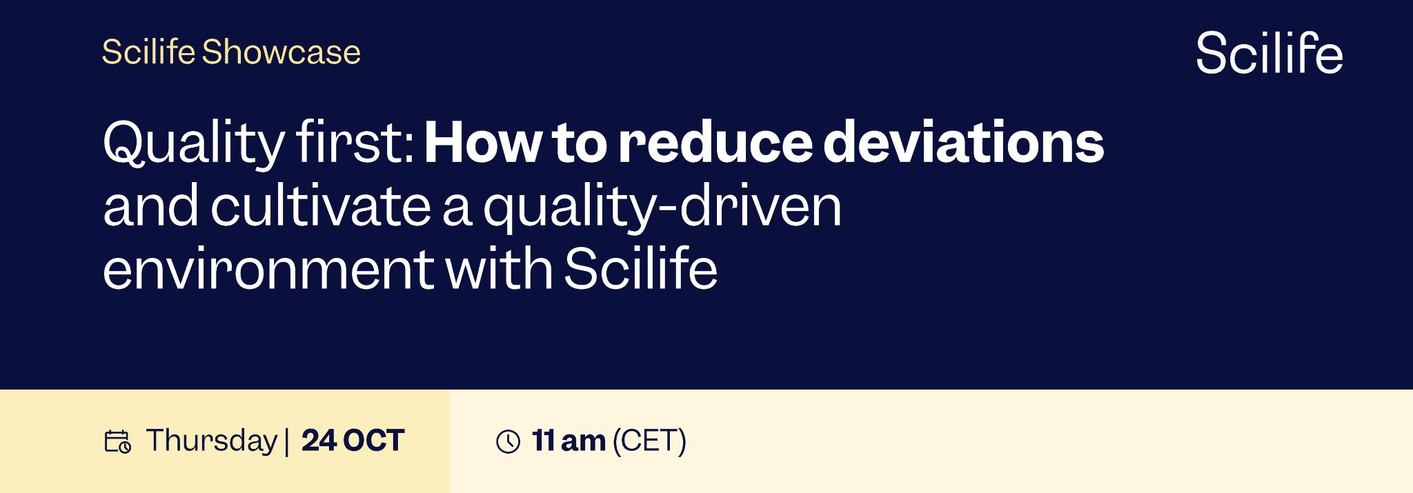 Scilife Showcase - Quality First: How to reduce deviations and cultivate a quality-driven environment