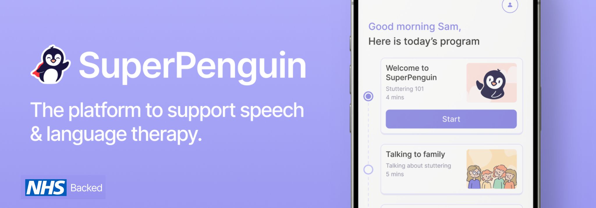 NIHR grants £1.5 million to SuperPenguin to transform stammering care in the UK