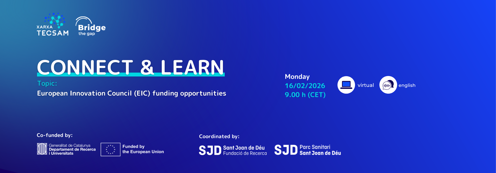 Connect & Learn: TECSAM Network and Bridge the Gap on EIC Funding Opportunities