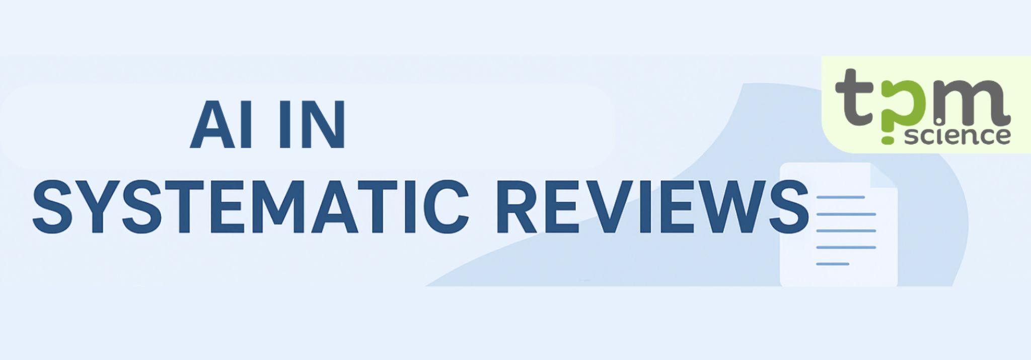 AI in Systematic Reviews