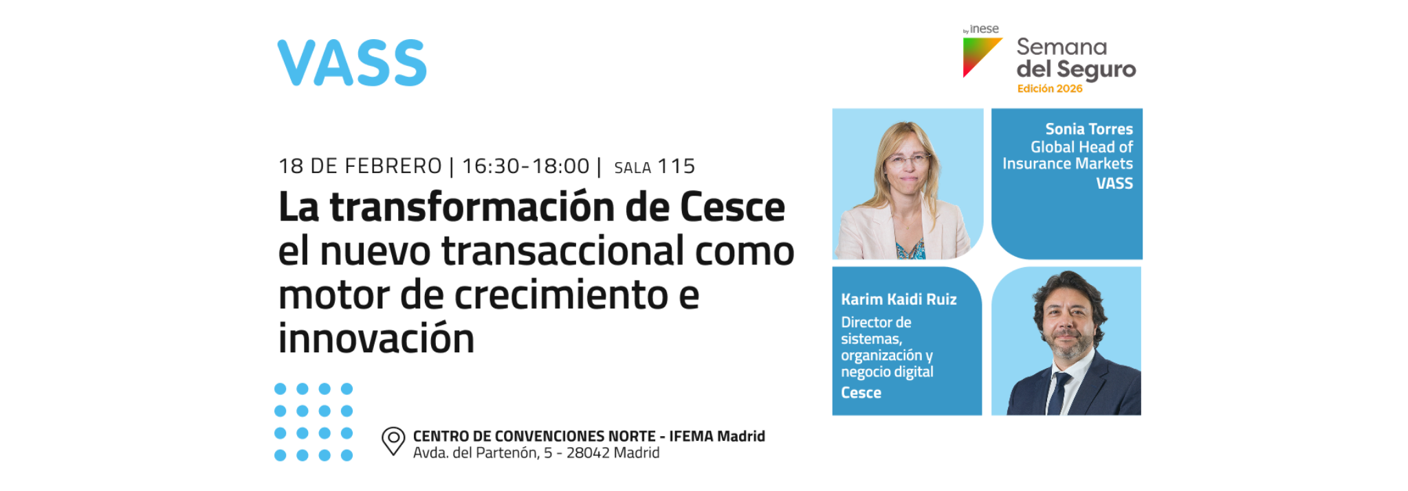 VASS and Cesce Showcase the Digital Rebirth of Cesce’s Core Platform at Insurance Week 2026