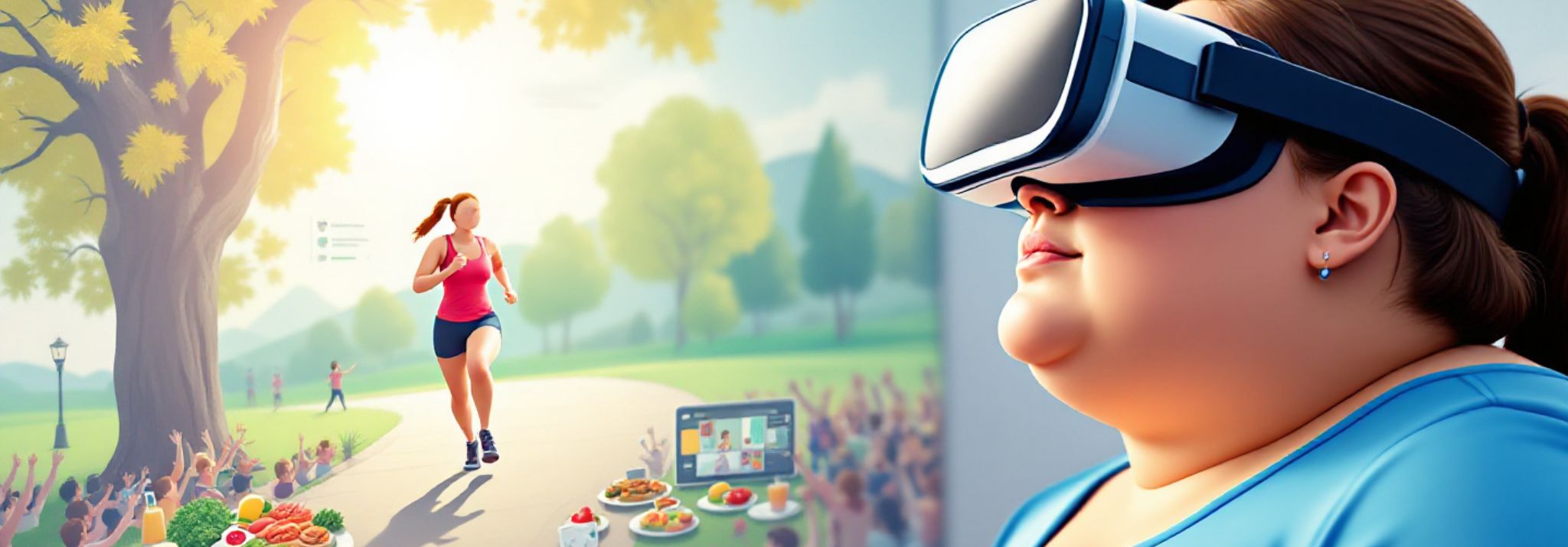 Virtual reality (VR) assisted obesity treatment: An innovative approach