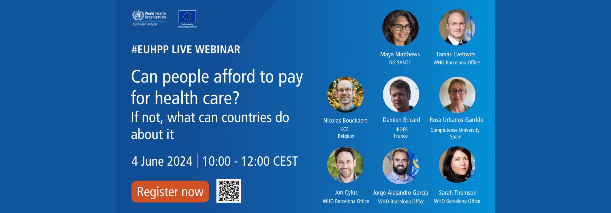 Live Webinar: Can people afford to pay for health care?