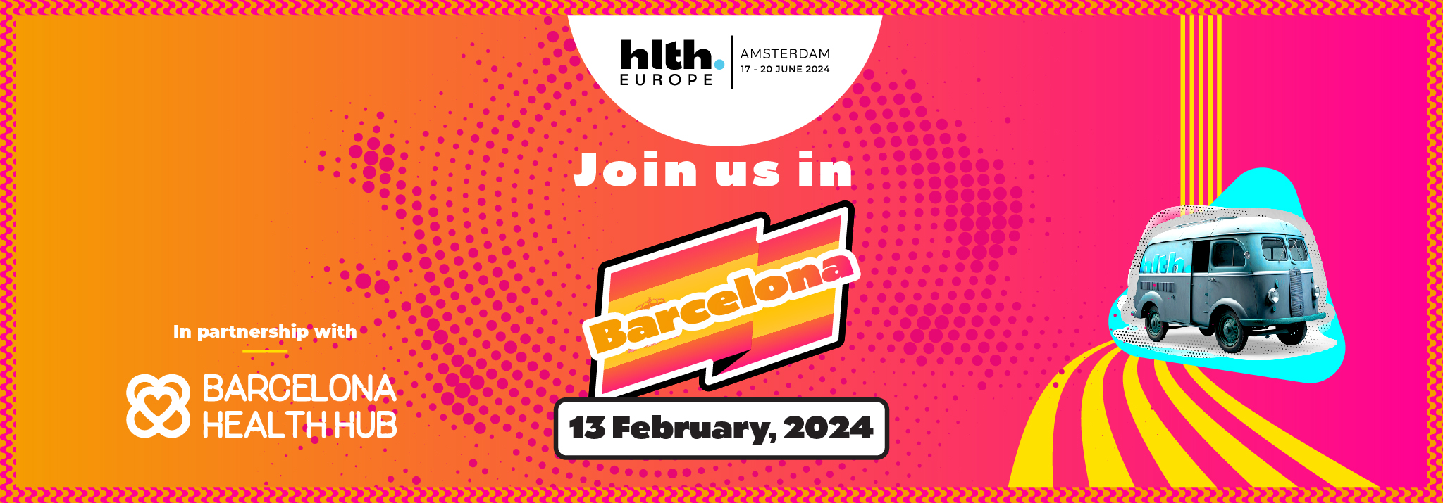 You're invited to the HLTH Roadshow Barcelona next February 13th!