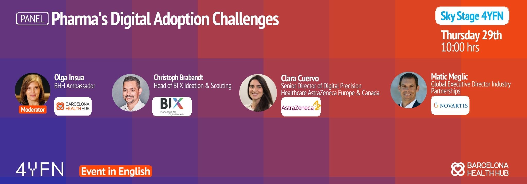 4YFN - Panel: Pharma's Digital Adoption Challenges