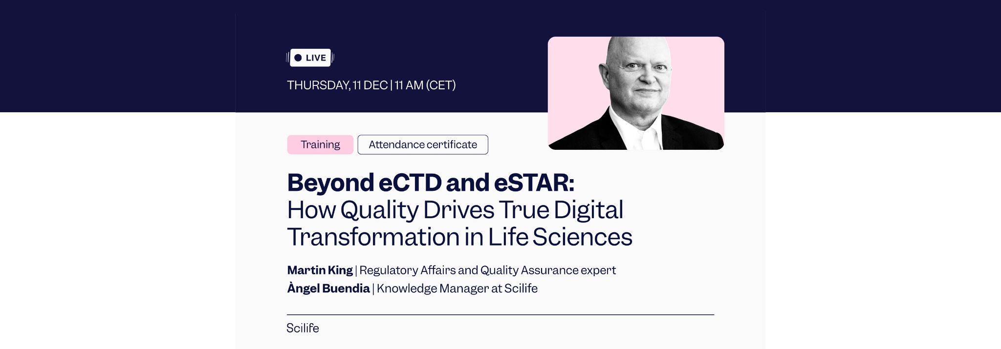 Scilife Training | Beyond eCTD and eSTAR: How Quality Drives True Digital Transformation in Life Sciences