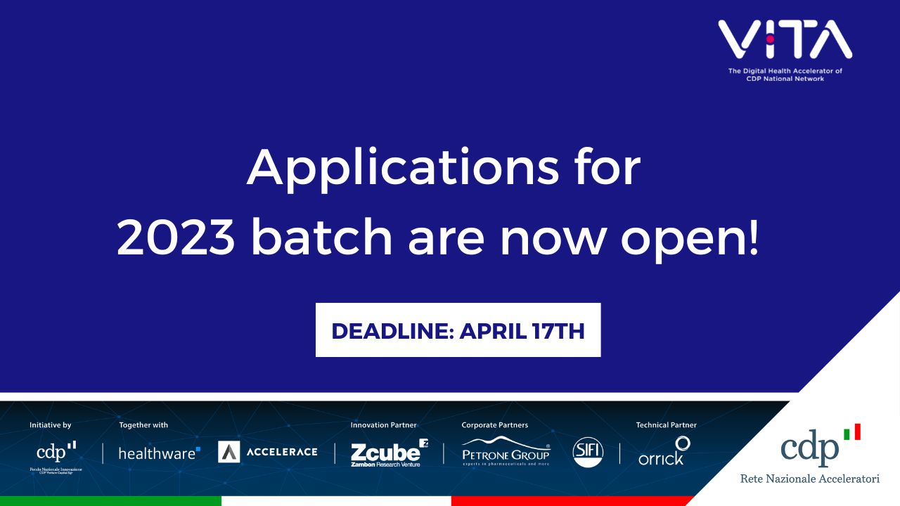 Vita Accelerator announce an Open Call for Submissions - #BHHMembersInitiatives