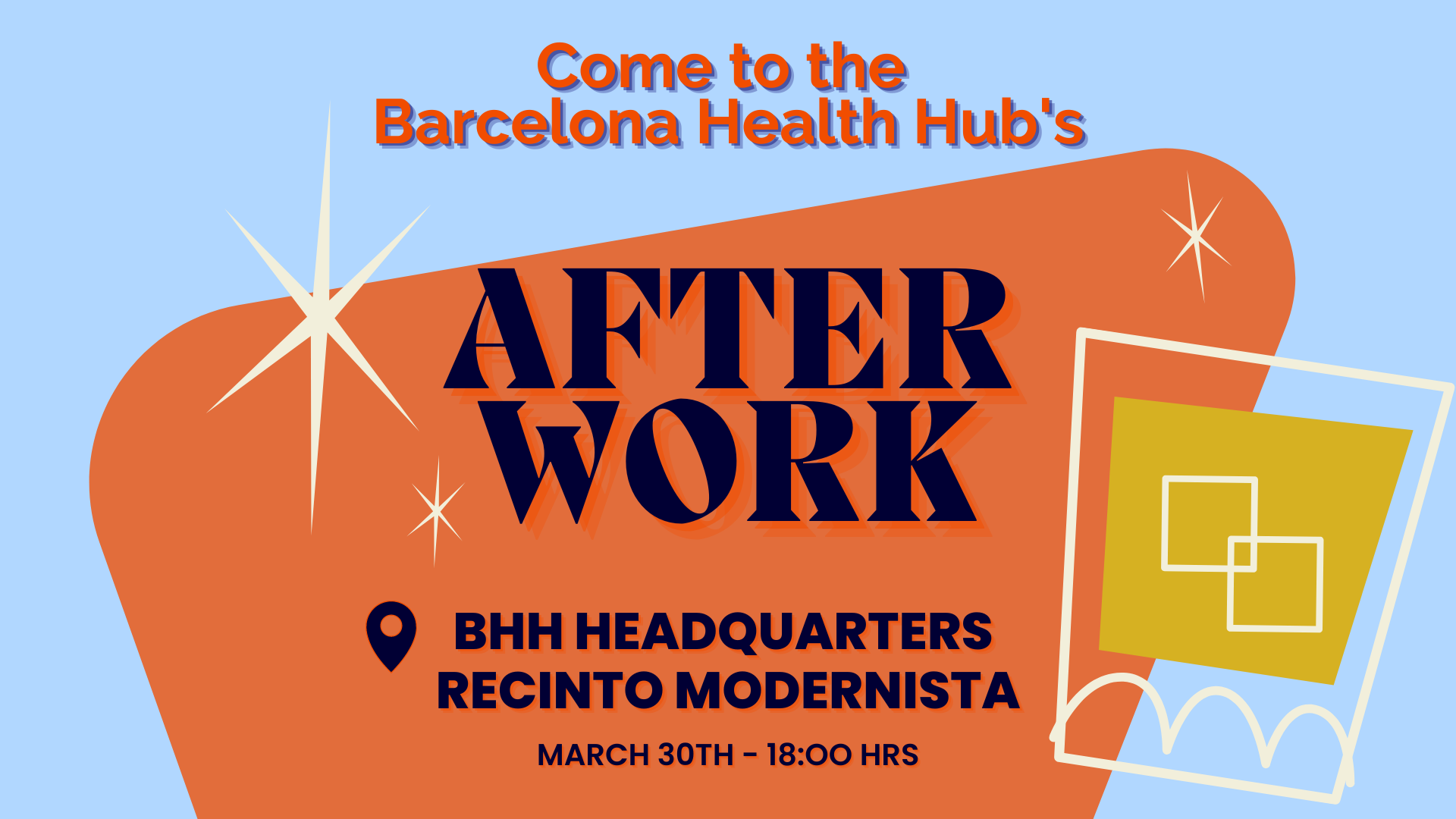 Connect with the Barcelona Health Hub ecosystem on March 30th at the next BHH Afterwork