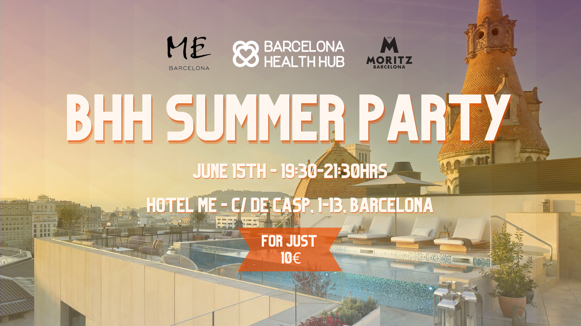 Unleash the summer vibes at Barcelona Health Hub's epic Summer Party