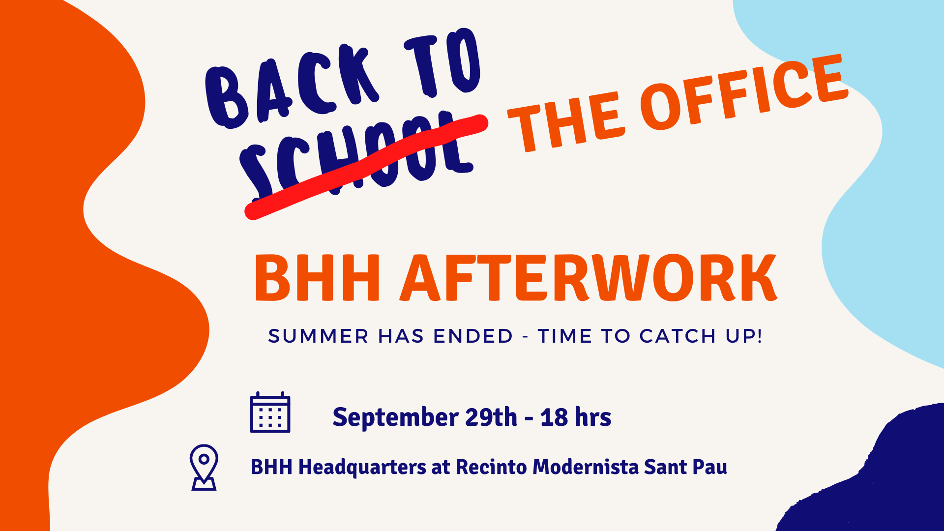 BHH Afterwork: Back to the Office Edition on September 29th!