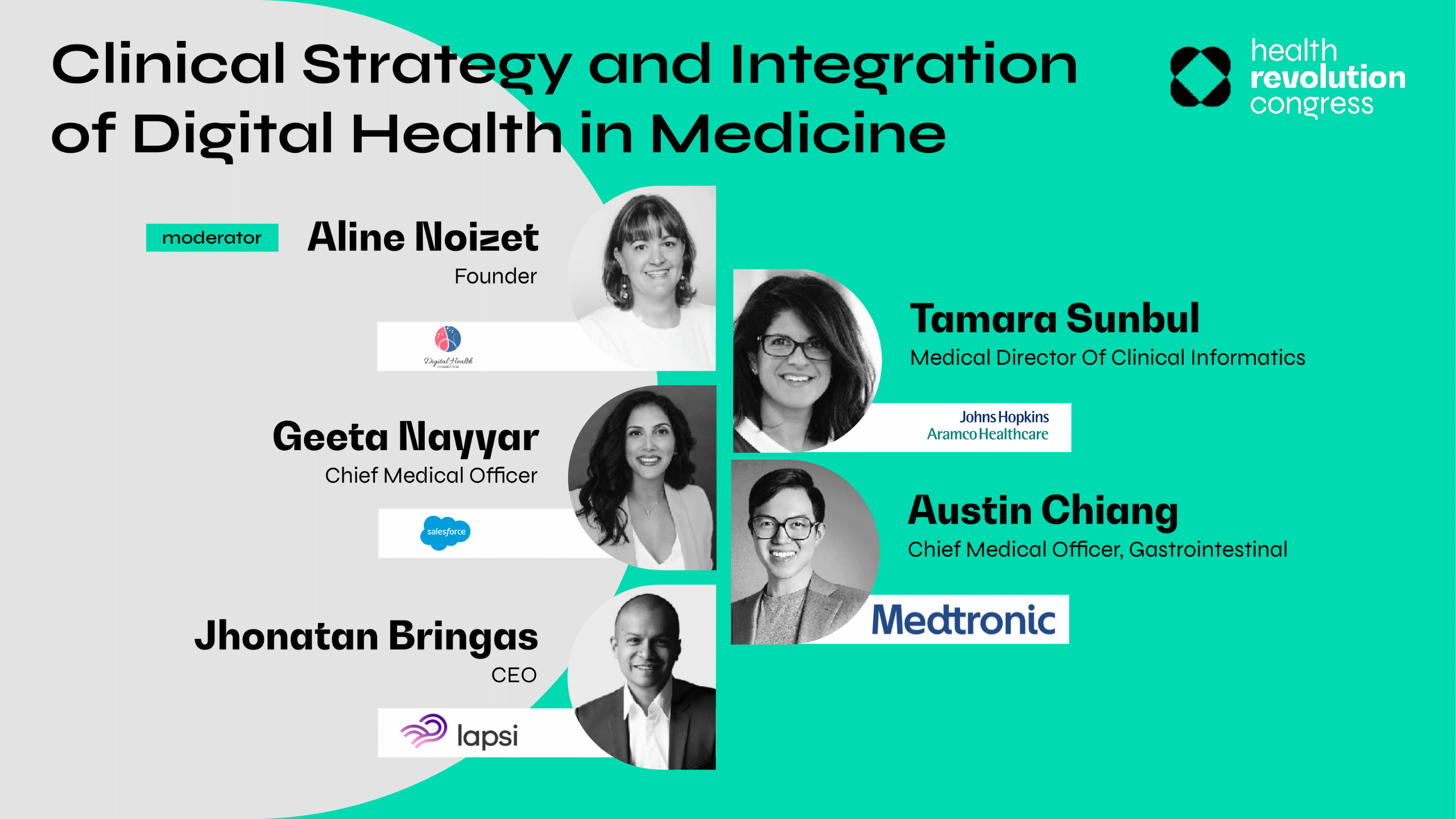 Find out more about “Clinical Strategy and Integration of Digital Health in Medicine” at the Health Revolution Congress