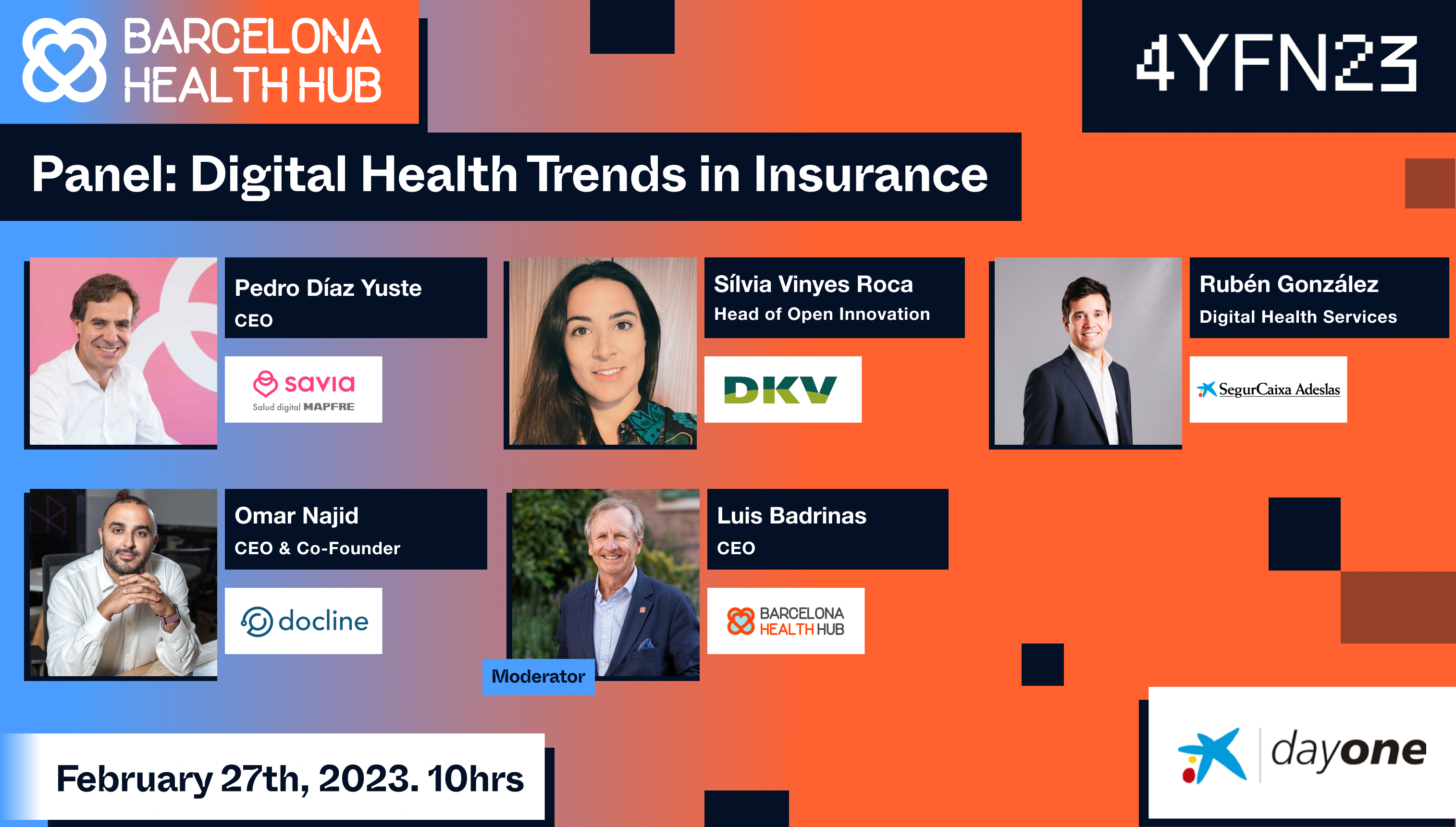 4YFN – Join the #BHHPanel about “Digital Health Trends in Insurance” on February 27th!