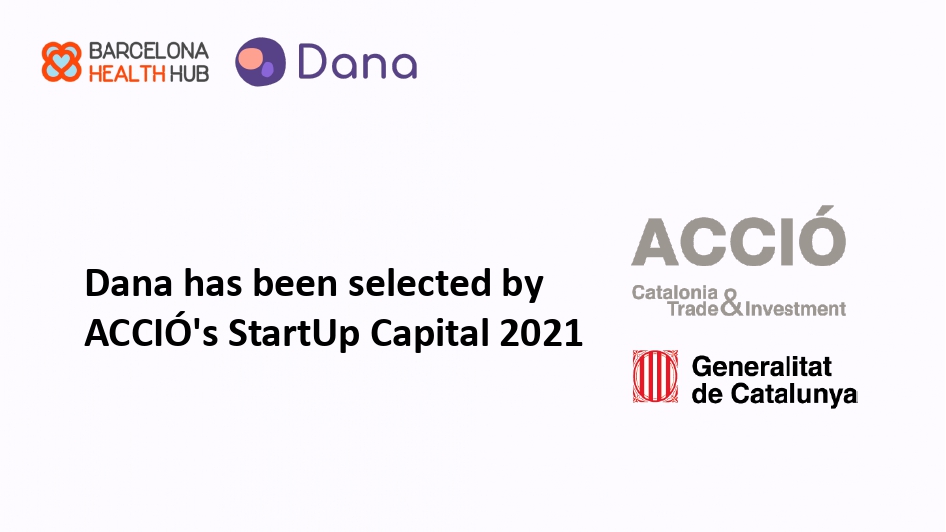 BHH member Dana joins ACCIÓ's StartUp Capital 2021 call for emerging technology startups - #BHHMembersInitiatives