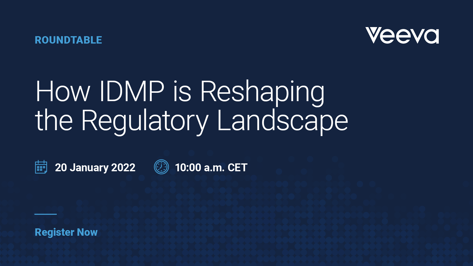 Find out how IDMP is reshaping the regulatory landscape in Veeva's webinar on January 20th - #BHHMembersInitiatives