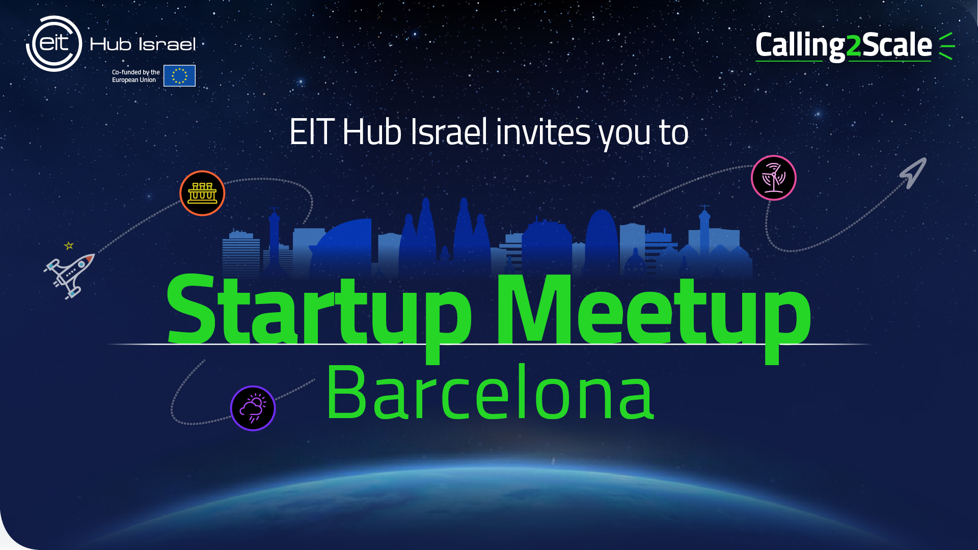 EIT Hub Israel invites you to the Startups Meetup Barcelona event